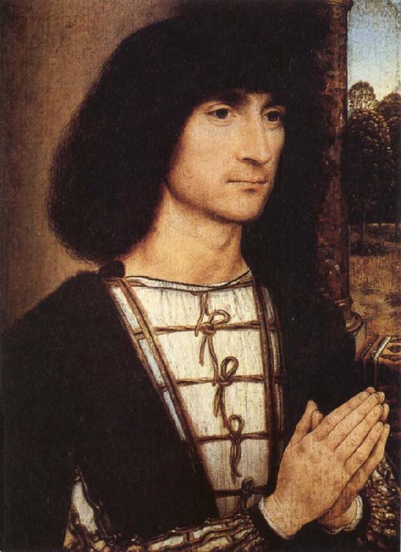 Hans Memling Portrait of a Praying Man oil painting image